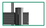 Мобильная стойка ONKRON AVF 1800-70-1P black - Снят с производства