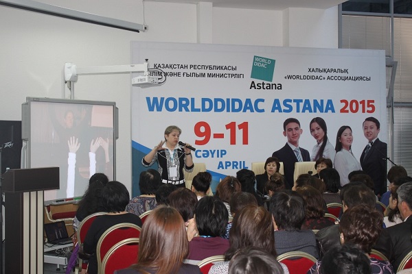 Все презентации выставки WorldDidac Astana-2015 состоялись на интерактивных комплектах “Optoma + Hanshin”