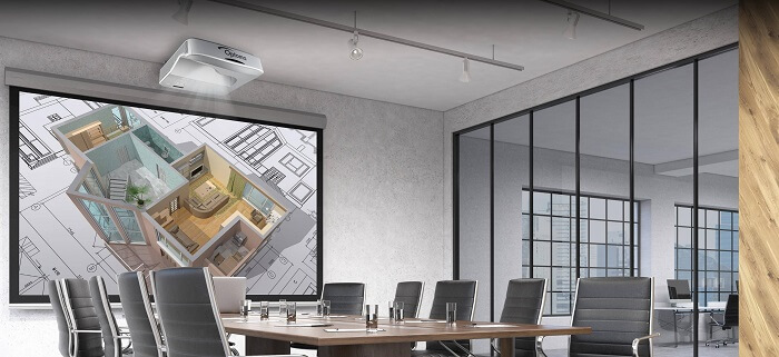 Ультракороткофокусный проектор Optoma EH320UST – отличное решение для бизнеса и образования