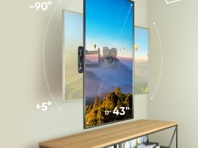 ONKRON Кронштейн M4Scn-ROTO ЧЕРНЫЙ