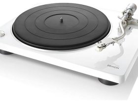 DENON Проигрыватель винила DP-400 БЕЛЫЙ