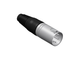 PROCAB Коннектор VC5MX-P (5-pin XLR папа) PROCAB Коннектор VC5MX-P (5-pin XLR папа)