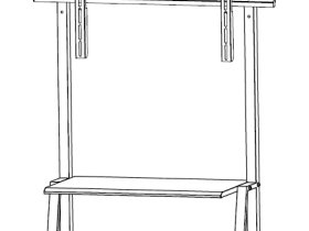 INTECH Мобильная стойка IN-SZ8828