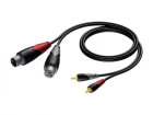 Кабель PROCAB CLA705/1.5 (2XLR-2RCA) (1.5 м)