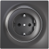 FIBARO Розетка Walli Outlet Single FGWOF-011 ЧЕРНЫЙ — фото 2