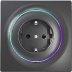 FIBARO Розетка Walli Outlet Single FGWOF-011 ЧЕРНЫЙ — фото 3