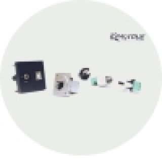 Использование преходников KEYSTONE PROCAB при монтаже для коммутирования симметричного кабеля — фото