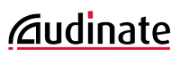 AUDINATE — логотип бренда