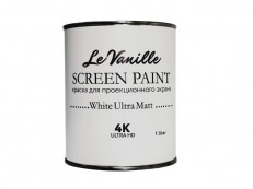 Проекционная краска Le Vanille Screen White Ultra Matt 1л - Снят с производства
