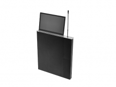 Моторизованный монитор MAXON HRT-184 СЕРЕБРО ДЕРЕВО