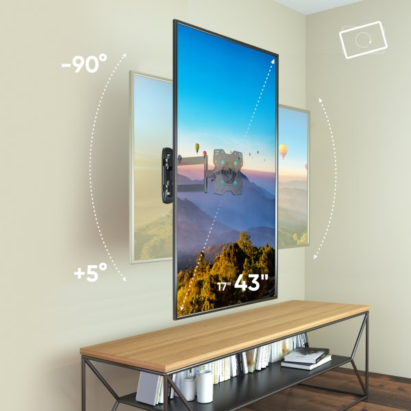 ONKRON Кронштейн M4Scn-ROTO ЧЕРНЫЙ — ONKRON