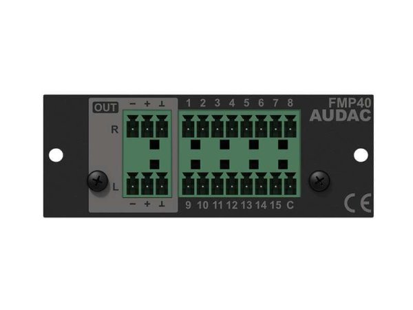 Голосовой интерфейс - модуль расширения AUDAC FMP40 для XMP44 — фото 2