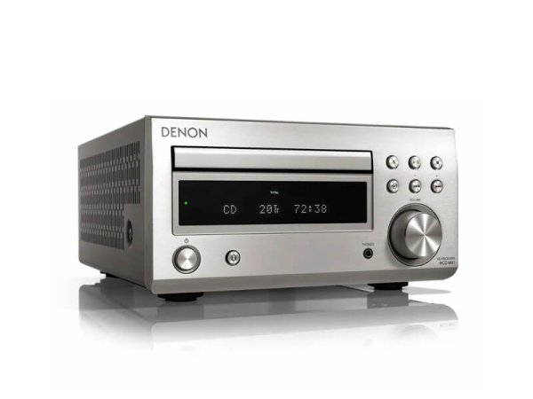 DENON Hi-Fi мини-система RCD-M41 СЕРЕБРО — фото 2