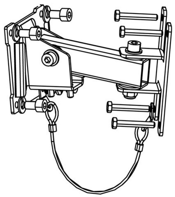 DAS AUDIO Кронштейн AXW-1-W — фото 2