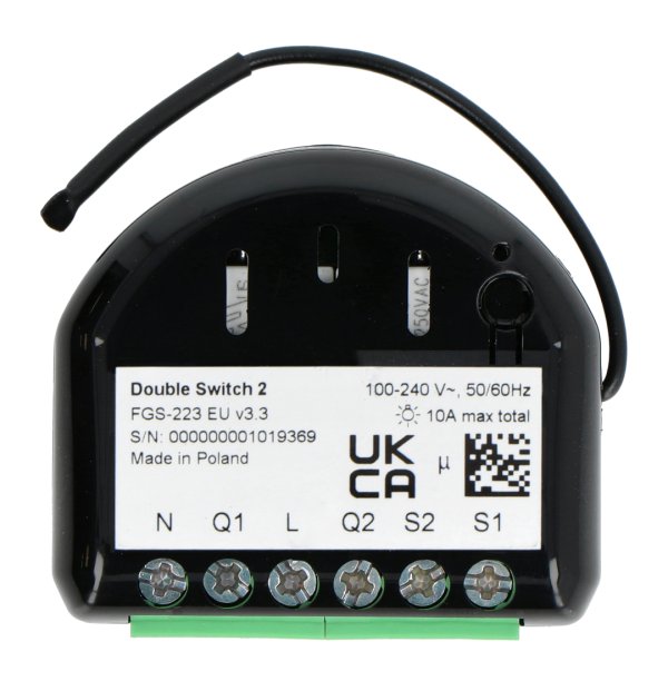 FIBARO Модуль Double Switch FGS-223 — фото 5