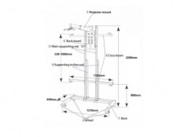 INTECH Мобильная стойка WJ2200B — intech