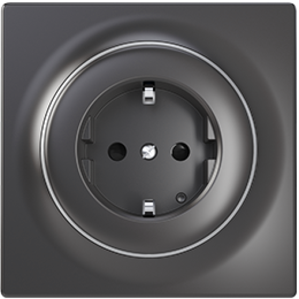 FIBARO Розетка Walli Outlet Single FGWOF-011 ЧЕРНЫЙ — фото 2