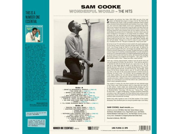 Виниловая пластинка Cooke, Sam: Wonderful world-The Hits! EAN:8436563185830 — фото 2
