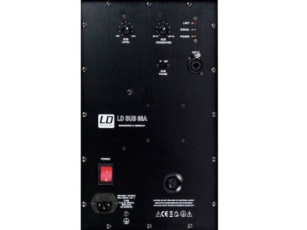LD SYSTEMS Громкоговоритель активный сабвуфер LDSUB88A ЧЕРНЫЙ — фото 5