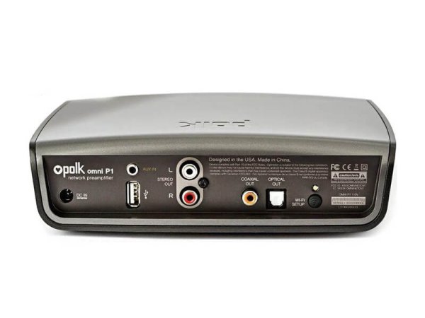 POLK AUDIO Цифро-аналоговый преобразователь OMNI P1 INTL СЕРЕБРО — фото 3