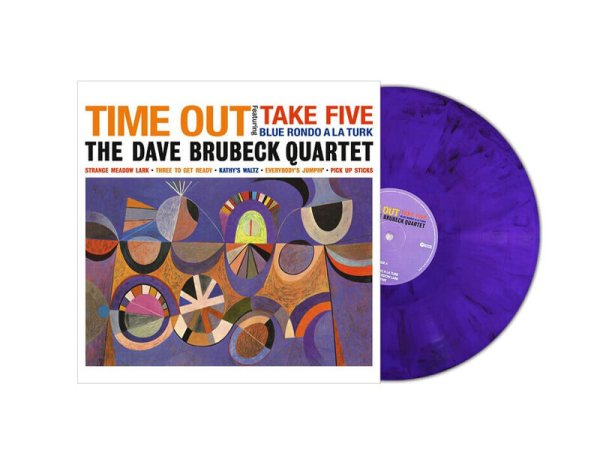 Виниловая пластинка BRUBECK DAVE QUARTET: TIME OUT (PURPLE MARBLE VINYL) EAN:9120005654228 — фото 2