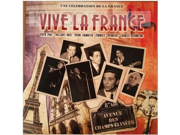 Виниловая пластинка VARIOUS ARTISTS – Vive La France — Разное