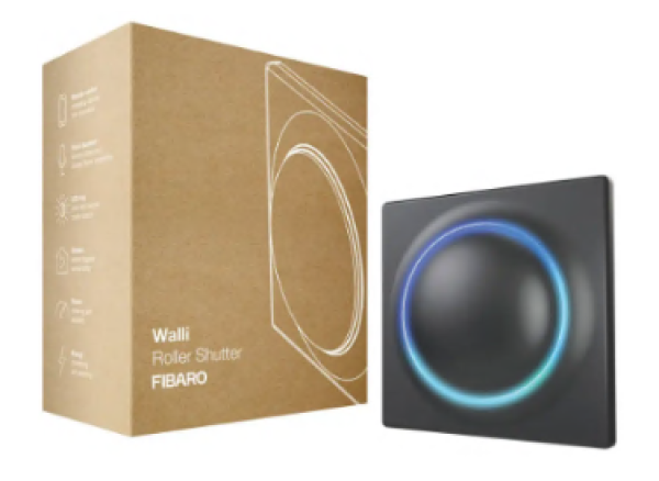 FIBARO Модуль Walli Roller Shutter Switch FGWREU-111-8 ЧЕРНЫЙ — FIBARO