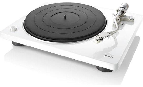 DENON Проигрыватель винила DP-400 БЕЛЫЙ — Denon