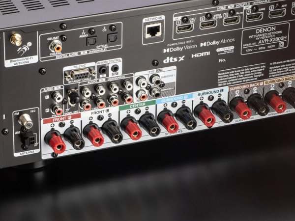 DENON AV-ресивер AVR-X2800H ЧЕРНЫЙ — фото 9