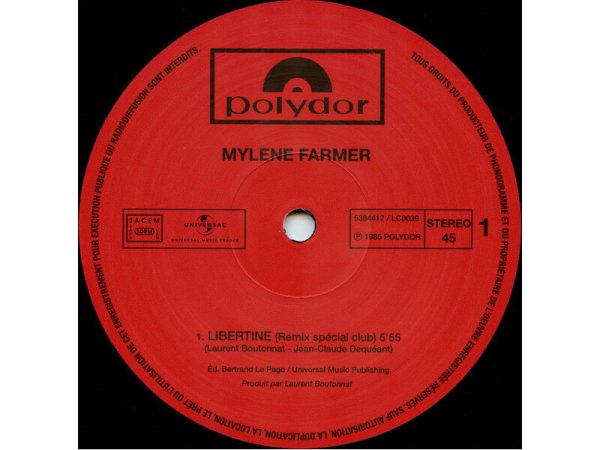 Виниловая пластинка FARMER MYLENE: LIBERTINE EAN:0600753844175 — фото 4