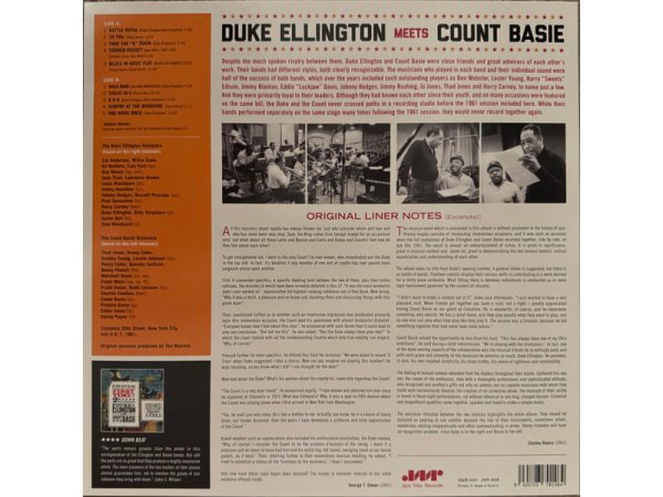 Виниловая пластинка Ellington, Duke & Basie Count: Battle Royal EAN:8435723701484 — фото 2
