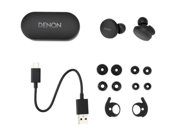 DENON Наушники PERL AHC10PLBKEM ЧЕРНЫЙ — фото 4