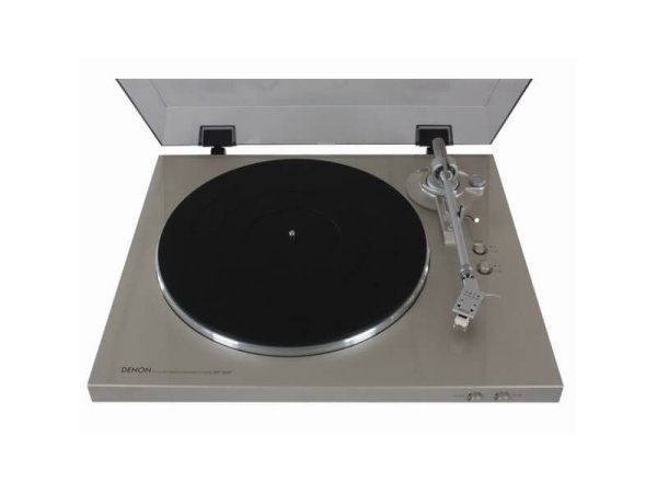 DENON Проигрыватель винила DP-300F СЕРЕБРО — фото 2