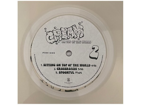 Виниловая пластинка CREAM: ON TOP OF THE WORLD (CLEAR VINYL) EAN:5906660083757 — фото 3