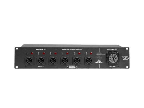 DAS AUDIO Распределитель питания PP-6S — DAS Audio