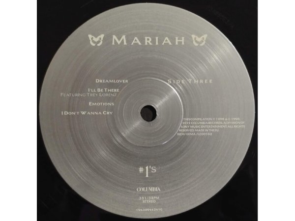 Виниловая пластинка CAREY MARIAH: NUMBER 1 S - RSD 2022 RELEASE EAN:0194399442418 — фото 3