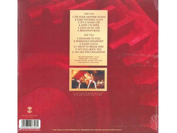 Виниловая пластинка QUEEN: BREAKING FREE (TRANSPARENT ORANGE VINYL) EAN:5906660083481 — фото 2
