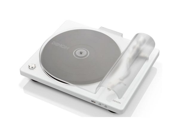 DENON Проигрыватель винила DP-450USB БЕЛЫЙ — фото 2