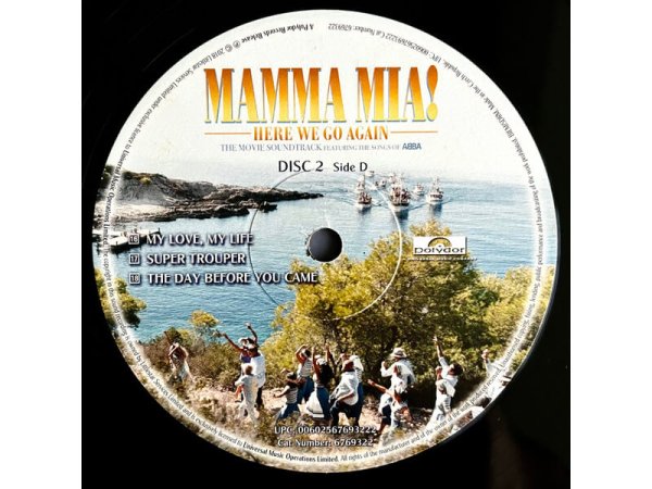 Виниловая пластинка OST: MAMMA MIA HERE WE GO AGAIN (2 LP) EAN:0602567693253 — фото 2