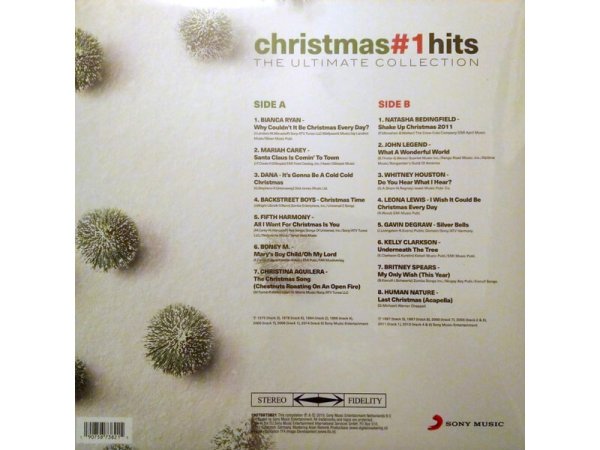 Виниловая пластинка VARIOUS ARTISTS: CHRISTMAS #1HITS-THE ULTIMATE COLLECTION EAN:0190758738215 — фото 2