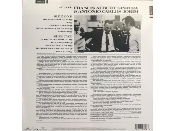 Виниловая пластинка SINATRA FRANK - JOBIM ANTONIO CARLOS EAN:0602557276183 — фото 4