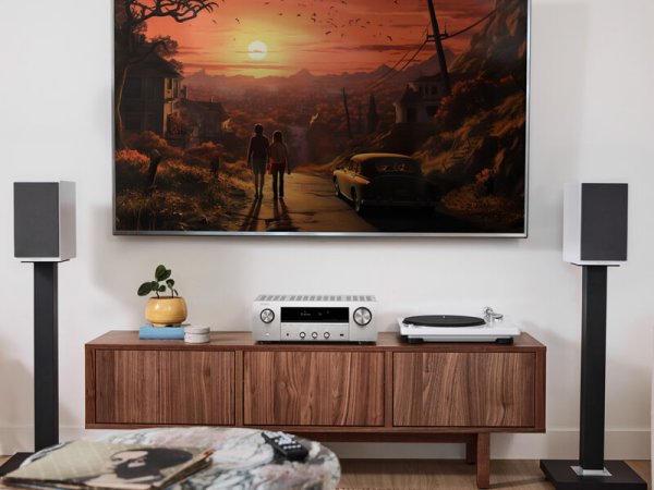 DENON Стерео ресивер DRA900H СЕРЕБРО — фото 9