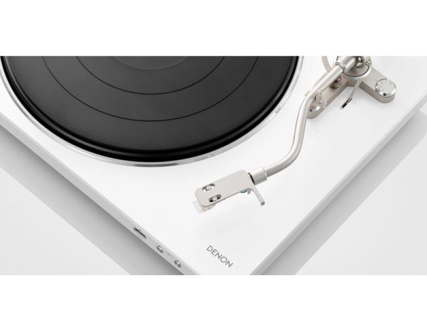 DENON Проигрыватель винила DP-450USB БЕЛЫЙ — фото 3