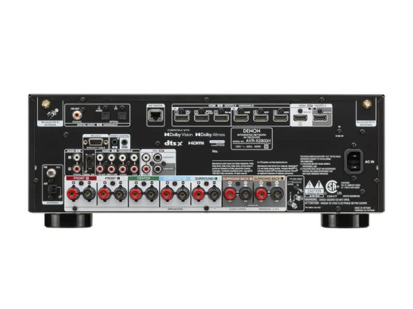 DENON AV-ресивер AVR-X2800H ЧЕРНЫЙ — фото 3