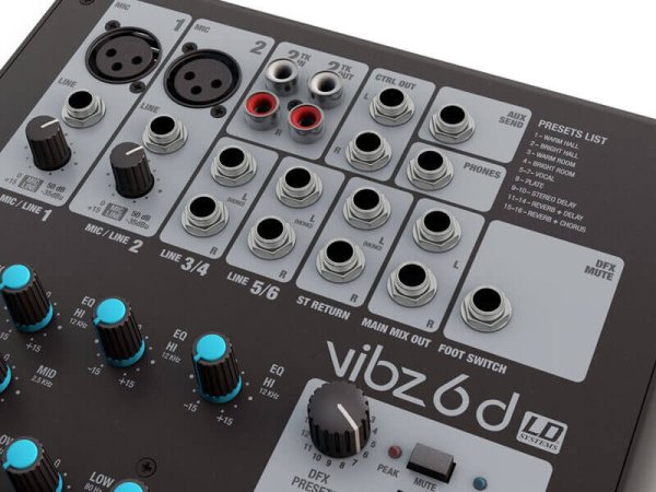 LD SYSTEMS Микшер LDVIBZ6D — фото 5