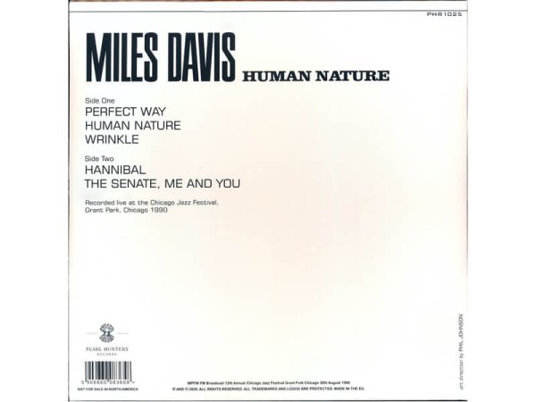 Виниловая пластинка DAVIS MILES: HUMAN NATURE (CRYSTAL VINYL) EAN:5906660083658 — фото 2