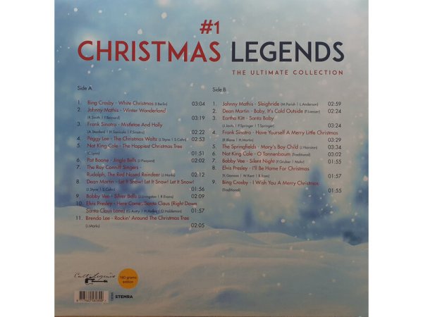 Виниловая пластинка VARIOUS ARTISTS: NR1 CHRISTMAS LEGENDS-THE ULTIMATE COLLECTION EAN:8717662582899 — фото 2
