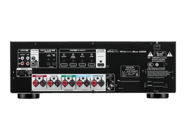 DENON AV-ресивер AVR-X580BT ЧЕРНЫЙ — фото 4