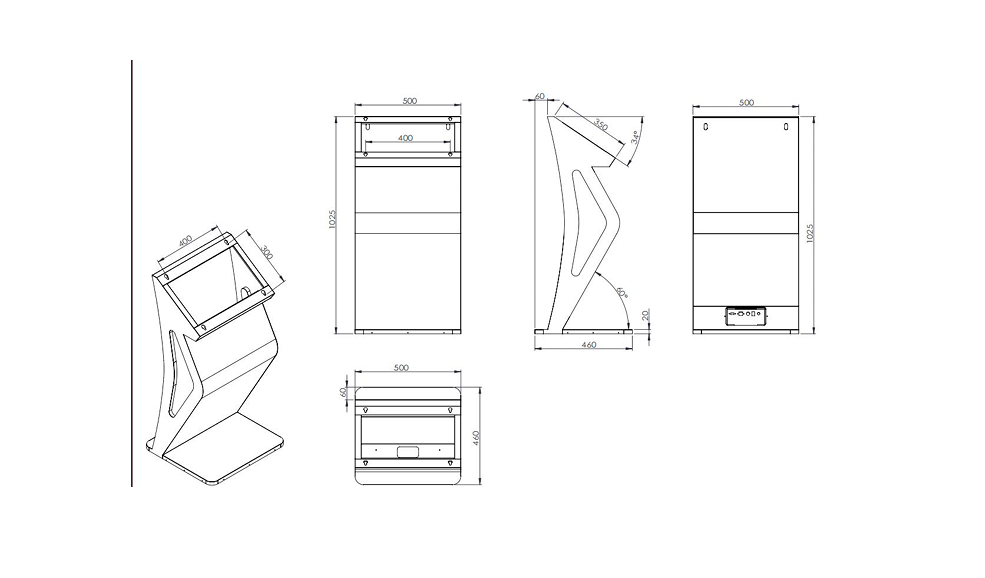  Интерактивный киоск MAXON TS-65 STAND ALONE