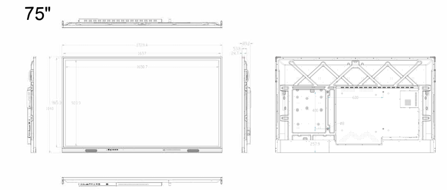 Интерактивная панель STARBOARD QS1-A11 75”